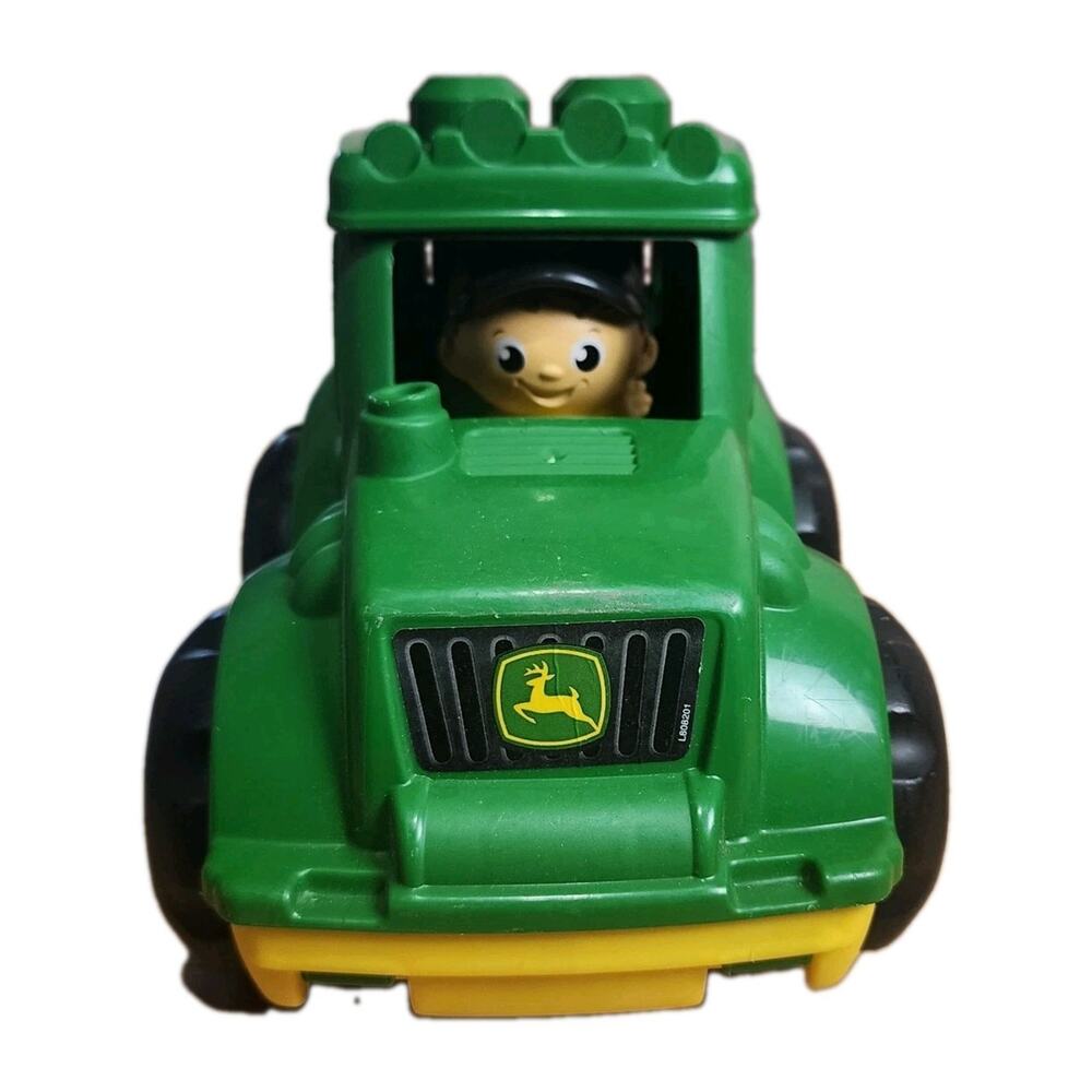 John Deere Mega Bloks Big Blocks Lil’ Tractor Toy Green/Yellow